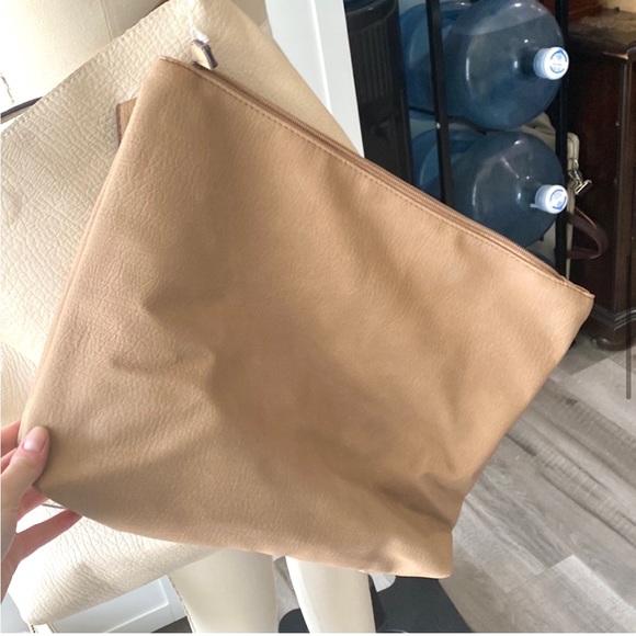 NWOT Free People 3 in 1 Cream Slouchy Tote - Picture 5 of 12